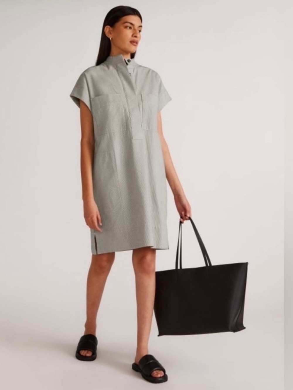 EVERLANE THE EASY WORKWEAR DRESS SIZE MEDIUM
